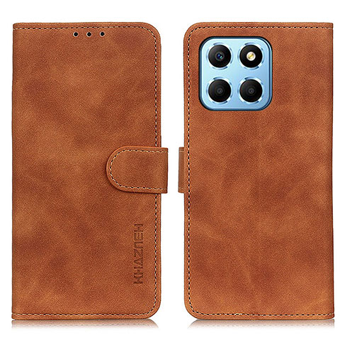 Coque Portefeuille Livre Cuir Etui Clapet K03Z pour Huawei Honor X6 5G Marron