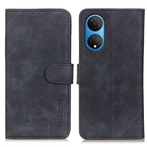 Coque Portefeuille Livre Cuir Etui Clapet K03Z pour Huawei Honor X7 Noir