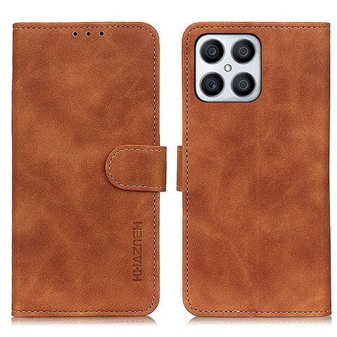 Coque Portefeuille Livre Cuir Etui Clapet K03Z pour Huawei Honor X8 4G Marron