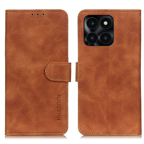 Coque Portefeuille Livre Cuir Etui Clapet K03Z pour Huawei Honor X8b Marron