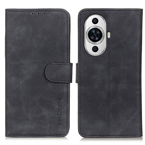 Coque Portefeuille Livre Cuir Etui Clapet K03Z pour Huawei Nova 11 Noir