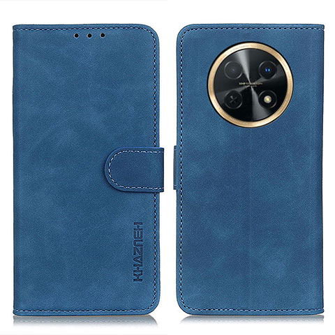 Coque Portefeuille Livre Cuir Etui Clapet K03Z pour Huawei Nova Y91 Bleu