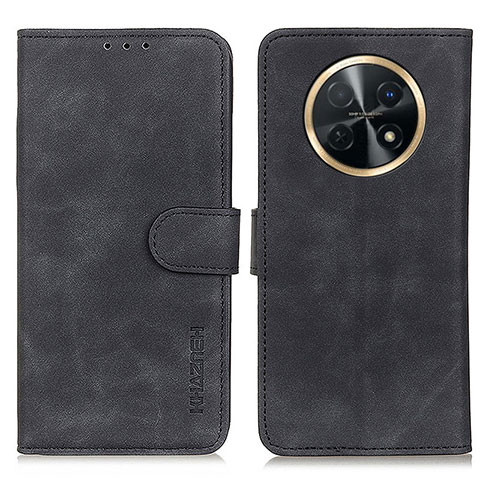 Coque Portefeuille Livre Cuir Etui Clapet K03Z pour Huawei Nova Y91 Noir