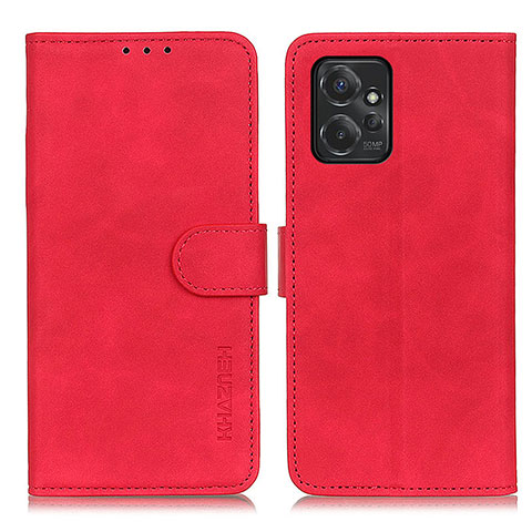 Coque Portefeuille Livre Cuir Etui Clapet K03Z pour Motorola Moto G Power 5G (2023) Rouge