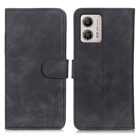 Coque Portefeuille Livre Cuir Etui Clapet K03Z pour Motorola Moto G53y 5G Noir