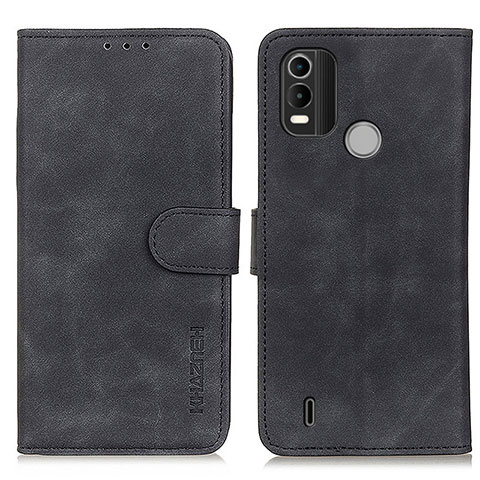 Coque Portefeuille Livre Cuir Etui Clapet K03Z pour Nokia C21 Plus Noir