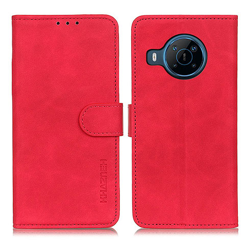 Coque Portefeuille Livre Cuir Etui Clapet K03Z pour Nokia X100 5G Rouge