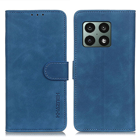 Coque Portefeuille Livre Cuir Etui Clapet K03Z pour OnePlus 10 Pro 5G Bleu