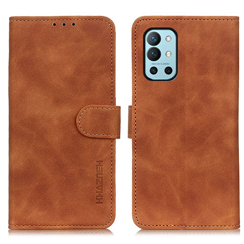 Coque Portefeuille Livre Cuir Etui Clapet K03Z pour OnePlus 9R 5G Marron