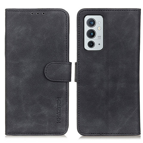 Coque Portefeuille Livre Cuir Etui Clapet K03Z pour OnePlus 9RT 5G Noir