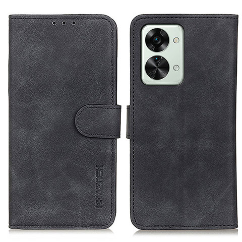 Coque Portefeuille Livre Cuir Etui Clapet K03Z pour OnePlus Nord 2T 5G Noir