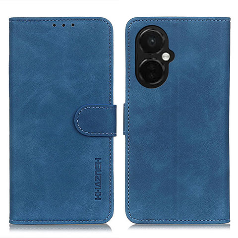 Coque Portefeuille Livre Cuir Etui Clapet K03Z pour OnePlus Nord CE 3 5G Bleu