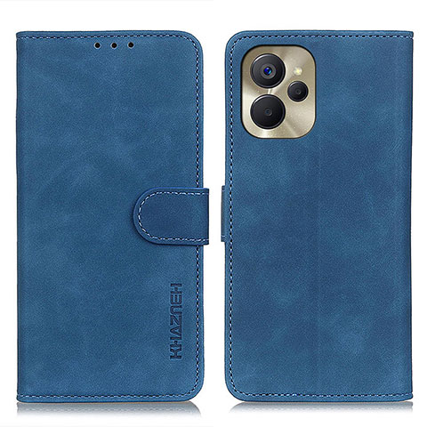 Coque Portefeuille Livre Cuir Etui Clapet K03Z pour Realme 10 5G Bleu