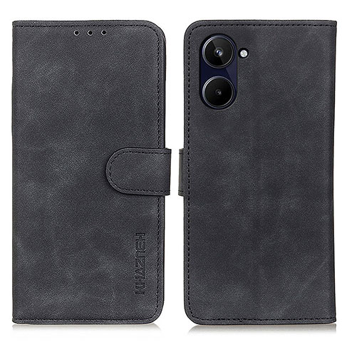 Coque Portefeuille Livre Cuir Etui Clapet K03Z pour Realme 10 Pro 5G Noir