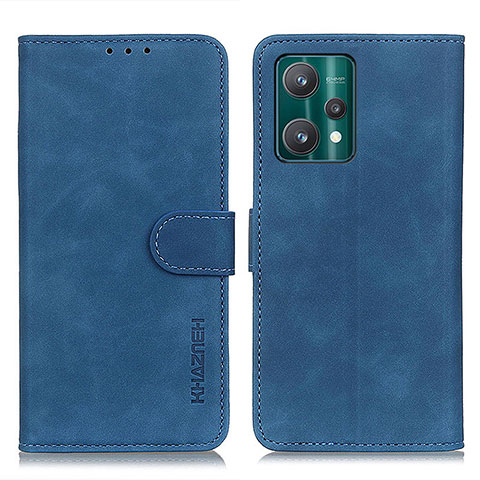 Coque Portefeuille Livre Cuir Etui Clapet K03Z pour Realme 9 Pro 5G Bleu