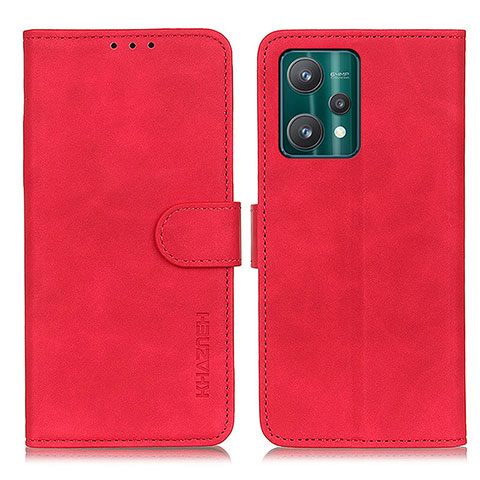 Coque Portefeuille Livre Cuir Etui Clapet K03Z pour Realme 9 Pro 5G Rouge