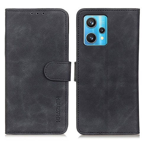 Coque Portefeuille Livre Cuir Etui Clapet K03Z pour Realme 9 Pro+ Plus 5G Noir