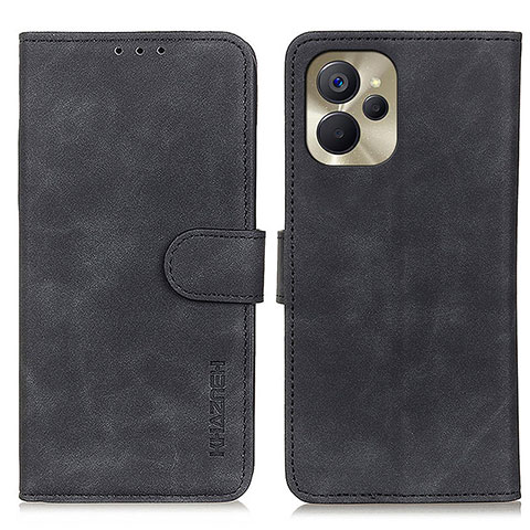 Coque Portefeuille Livre Cuir Etui Clapet K03Z pour Realme 9i 5G Noir