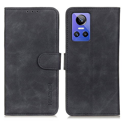 Coque Portefeuille Livre Cuir Etui Clapet K03Z pour Realme GT Neo3 5G Noir