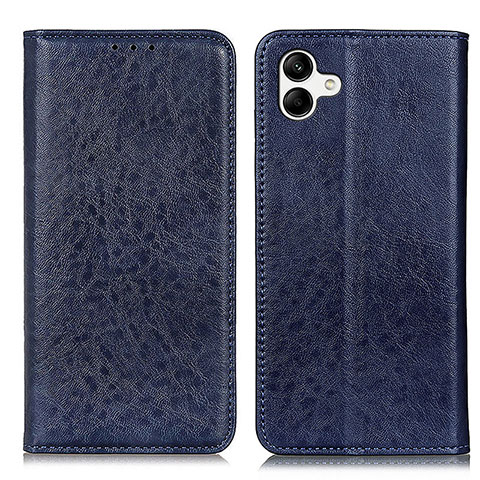 Coque Portefeuille Livre Cuir Etui Clapet K03Z pour Samsung Galaxy A04 4G Bleu
