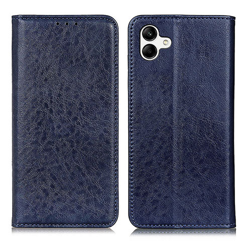 Coque Portefeuille Livre Cuir Etui Clapet K03Z pour Samsung Galaxy A05 Bleu