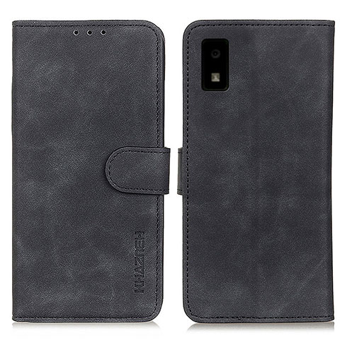 Coque Portefeuille Livre Cuir Etui Clapet K03Z pour Sharp Aquos wish2 Noir