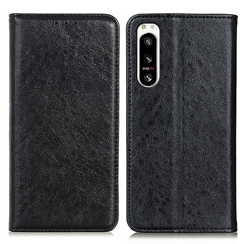 Coque Portefeuille Livre Cuir Etui Clapet K03Z pour Sony Xperia 5 IV Noir