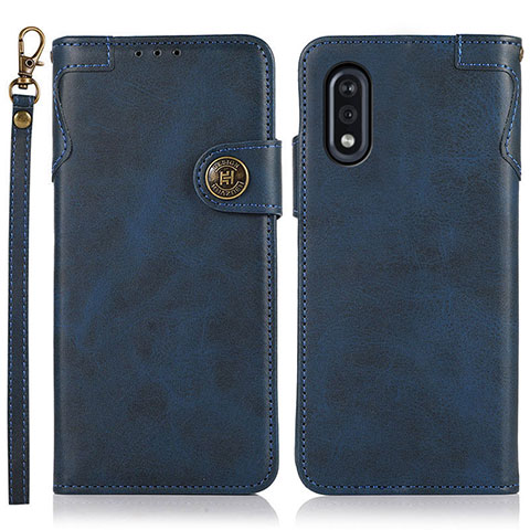 Coque Portefeuille Livre Cuir Etui Clapet K03Z pour Sony Xperia Ace II Bleu