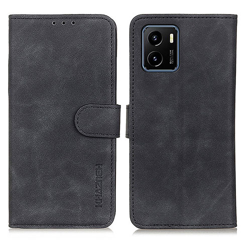 Coque Portefeuille Livre Cuir Etui Clapet K03Z pour Vivo iQOO U5x Noir