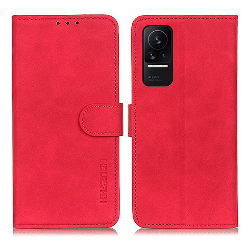 Coque Portefeuille Livre Cuir Etui Clapet K03Z pour Xiaomi Civi 1S 5G Rouge