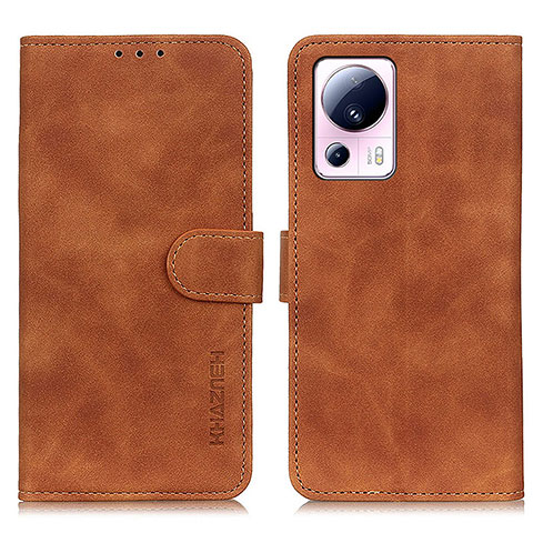 Coque Portefeuille Livre Cuir Etui Clapet K03Z pour Xiaomi Civi 2 5G Marron