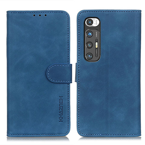 Coque Portefeuille Livre Cuir Etui Clapet K03Z pour Xiaomi Mi 10S 5G Bleu