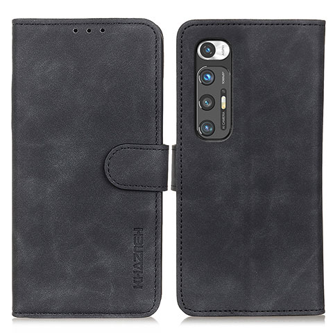 Coque Portefeuille Livre Cuir Etui Clapet K03Z pour Xiaomi Mi 10S 5G Noir