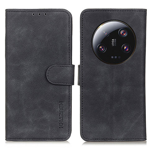 Coque Portefeuille Livre Cuir Etui Clapet K03Z pour Xiaomi Mi 13 Ultra 5G Noir