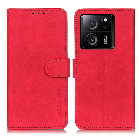 Coque Portefeuille Livre Cuir Etui Clapet K03Z pour Xiaomi Mi 13T 5G Rouge