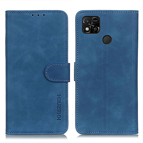 Coque Portefeuille Livre Cuir Etui Clapet K03Z pour Xiaomi POCO C3 Bleu