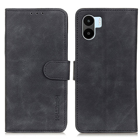 Coque Portefeuille Livre Cuir Etui Clapet K03Z pour Xiaomi Poco C50 Noir