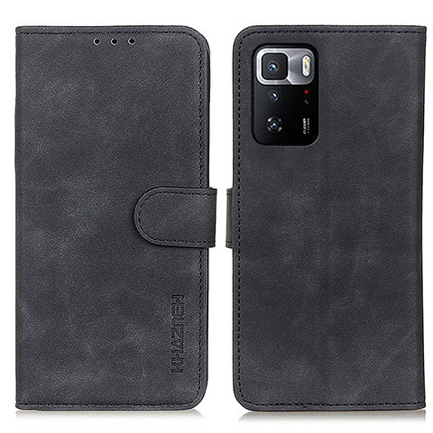 Coque Portefeuille Livre Cuir Etui Clapet K03Z pour Xiaomi Poco X3 GT 5G Noir