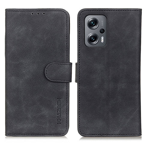 Coque Portefeuille Livre Cuir Etui Clapet K03Z pour Xiaomi Poco X4 GT 5G Noir