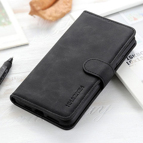 Coque Portefeuille Livre Cuir Etui Clapet K03Z pour Xiaomi Redmi Note 10T 5G Noir