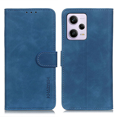 Coque Portefeuille Livre Cuir Etui Clapet K03Z pour Xiaomi Redmi Note 12 Explorer Bleu