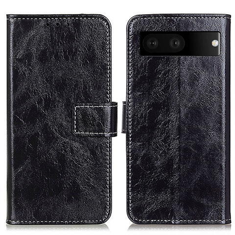 Coque Portefeuille Livre Cuir Etui Clapet K04Z pour Google Pixel 7 5G Noir