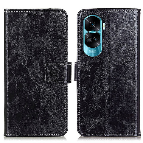 Coque Portefeuille Livre Cuir Etui Clapet K04Z pour Huawei Honor 90 Lite 5G Noir