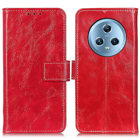 Coque Portefeuille Livre Cuir Etui Clapet K04Z pour Huawei Honor Magic5 5G Rouge