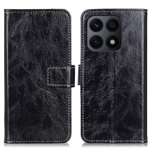 Coque Portefeuille Livre Cuir Etui Clapet K04Z pour Huawei Honor X8a 4G Noir