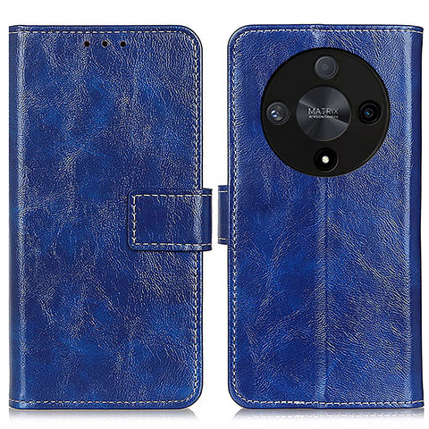 Coque Portefeuille Livre Cuir Etui Clapet K04Z pour Huawei Honor X9b 5G Bleu