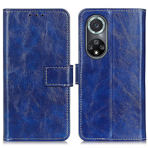 Coque Portefeuille Livre Cuir Etui Clapet K04Z pour Huawei Nova 9 Pro Bleu