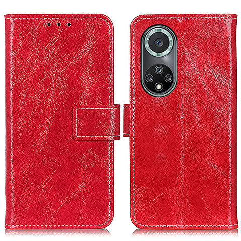 Coque Portefeuille Livre Cuir Etui Clapet K04Z pour Huawei Nova 9 Pro Rouge