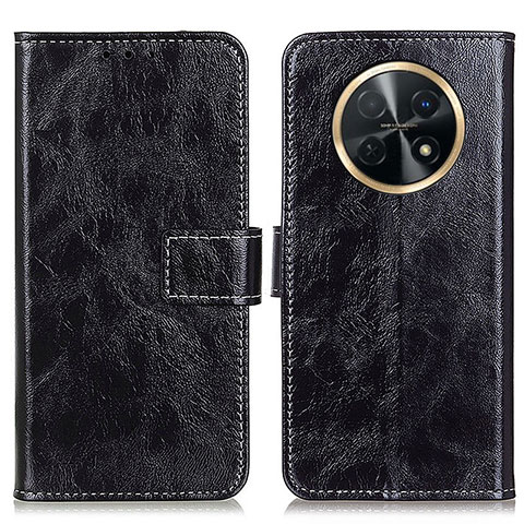 Coque Portefeuille Livre Cuir Etui Clapet K04Z pour Huawei Nova Y91 Noir