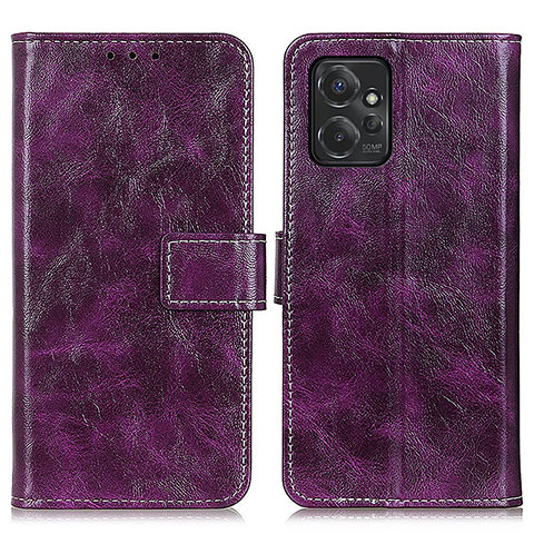 Coque Portefeuille Livre Cuir Etui Clapet K04Z pour Motorola Moto G Power 5G (2023) Violet